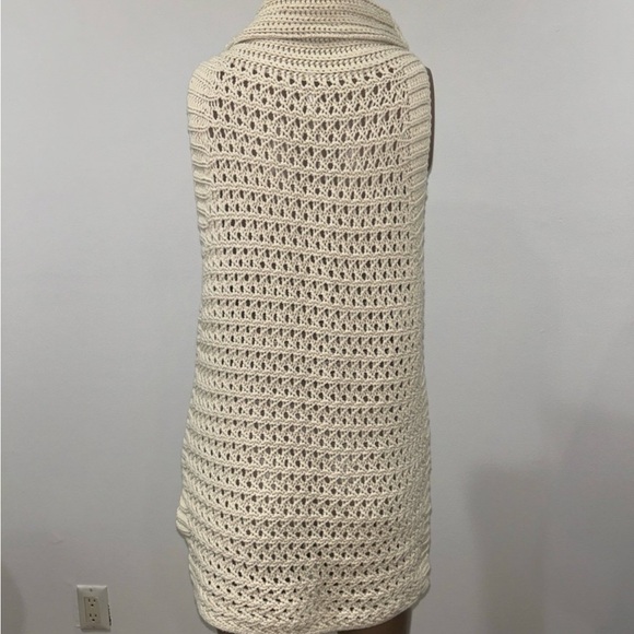 Free People Northern Lights Sleeveless Crochet Sweater - Picture 3 of 7